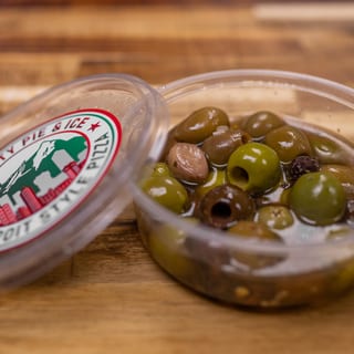 Marinated olives